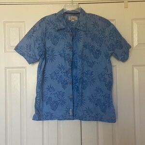 Honolua Floral Blue Shirt